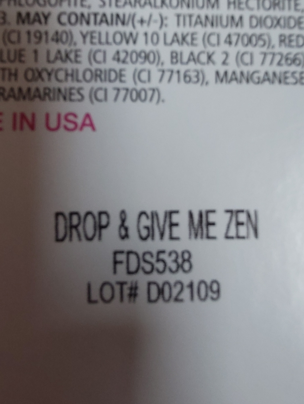 Color Street Sealed Drop & Give Me ZEN - Picture 3 of 6